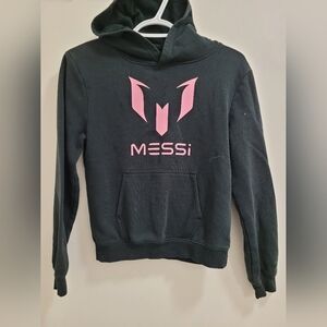 Girls Messi Soccer Hoodie-(LARGE)